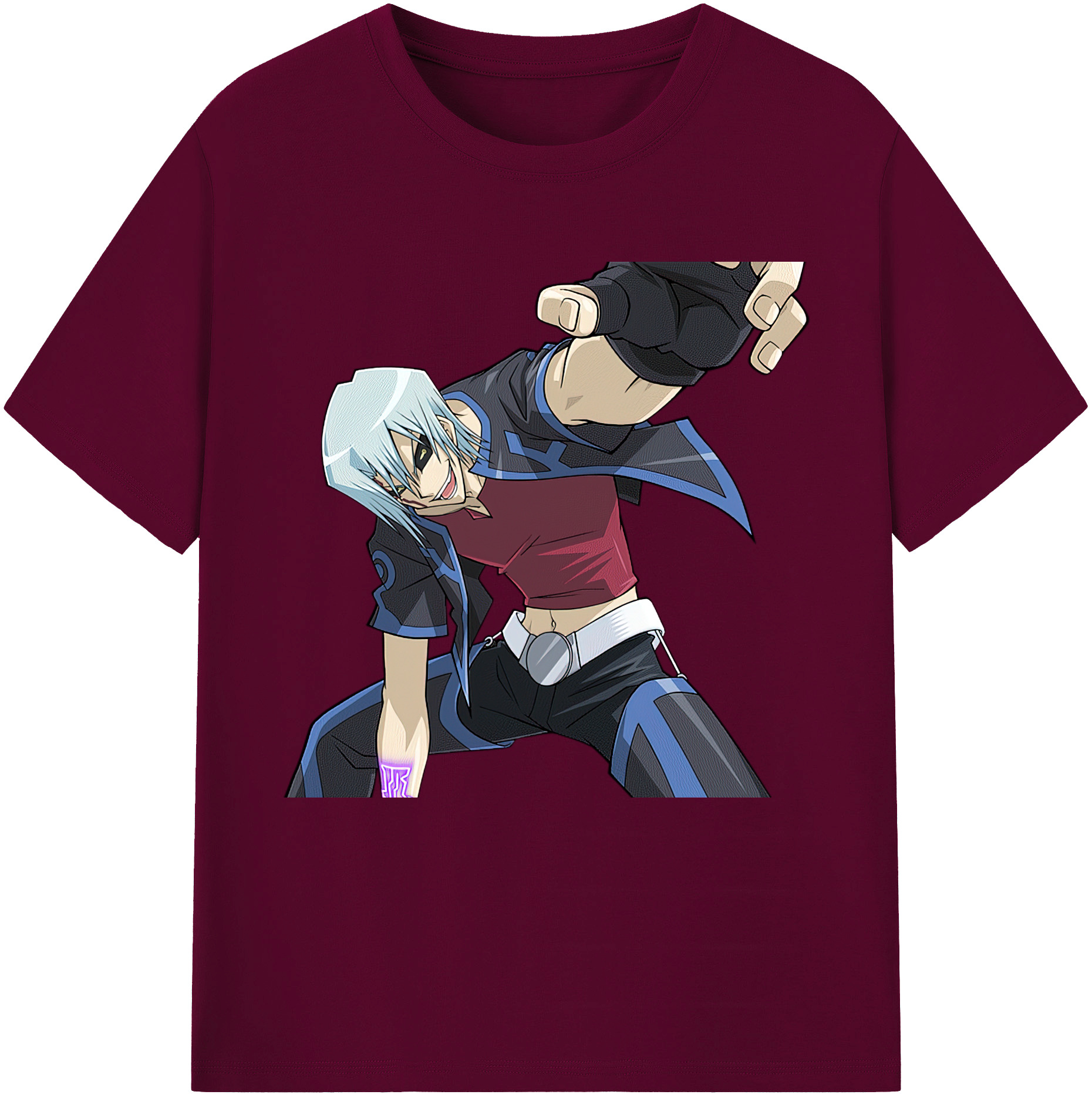 （画像用） 遊☆戯☆王 Yu-Gi-Oh! レディースカジュアルプリントTシャツ（綿100％）